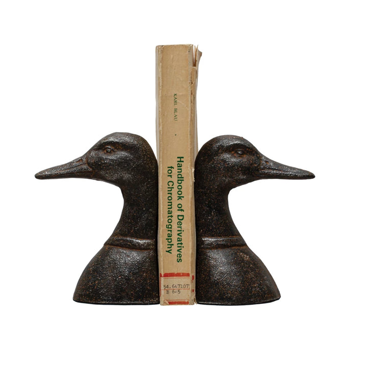 Cast Iron Duck Bookends #DF7795