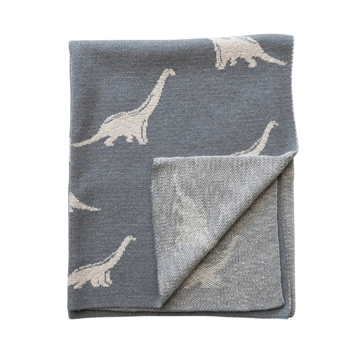 Dinosaur Cotton Knit Blanket #DG0300