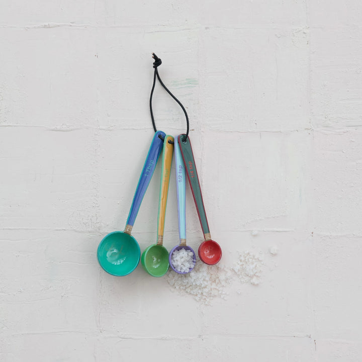 Colorful Enamel Measuring Spoons #DG1033