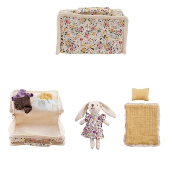 Plush Bunny Suitcase Bed Set #DG2139