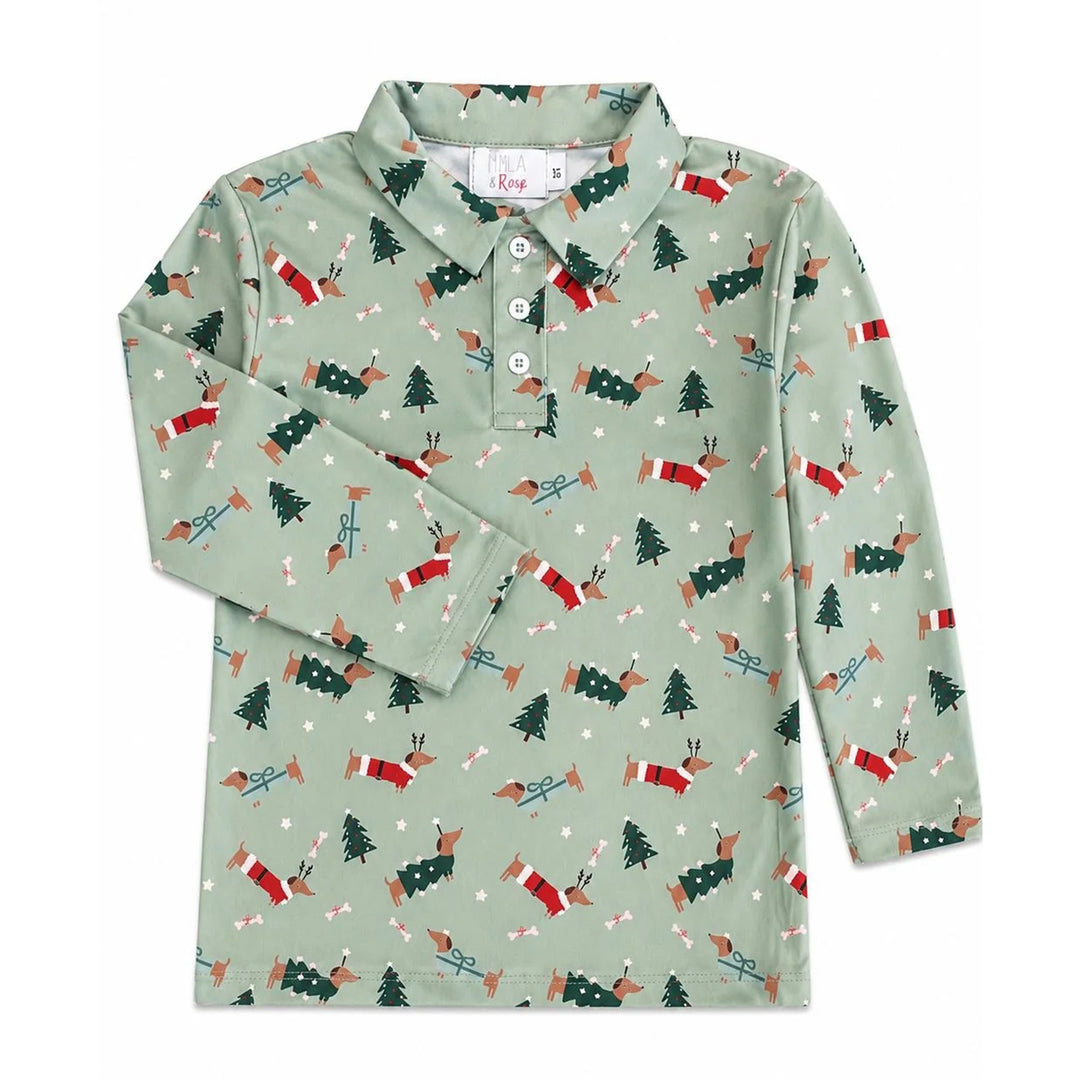 Dachshund Through the Snow Long Sleeve Shirt