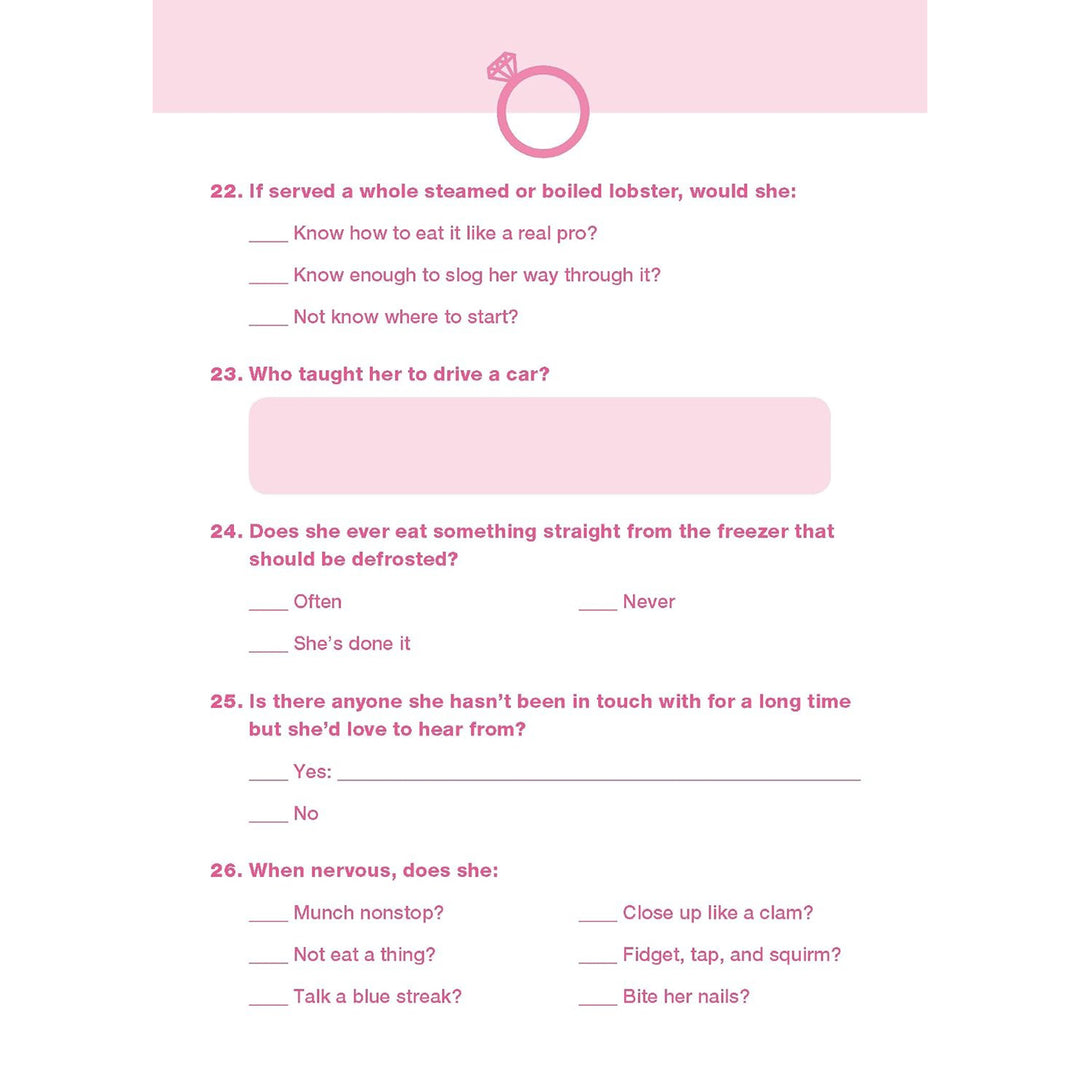 Do You Know Your Bride?