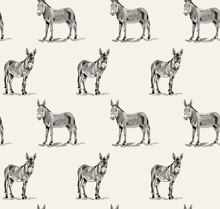 Donkey Icon Quilted Baby Blanket #QD9837KHBB
