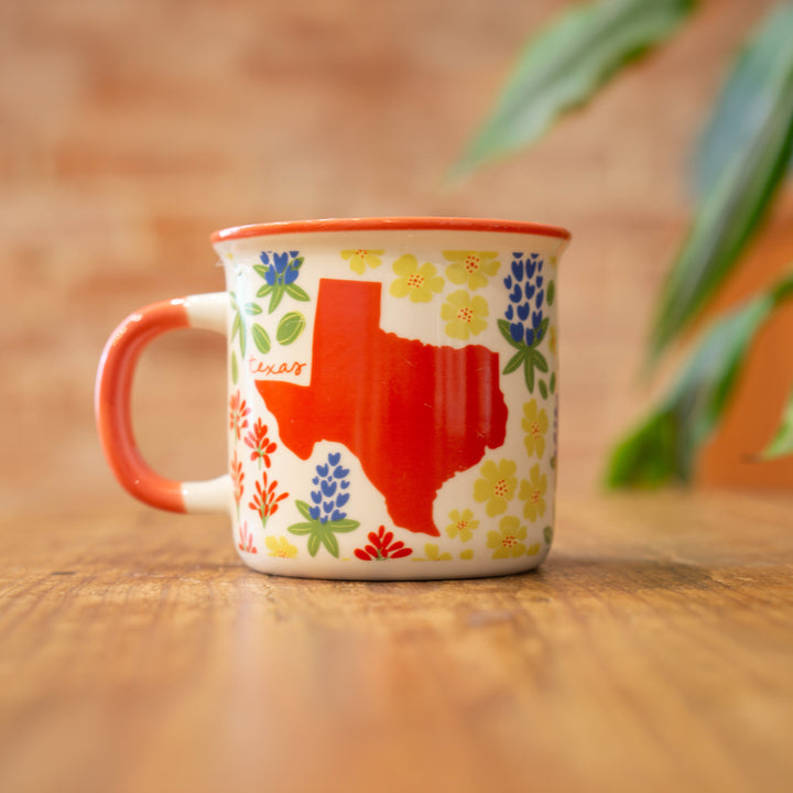Texas Ceramic Campfire Mug #EM3093