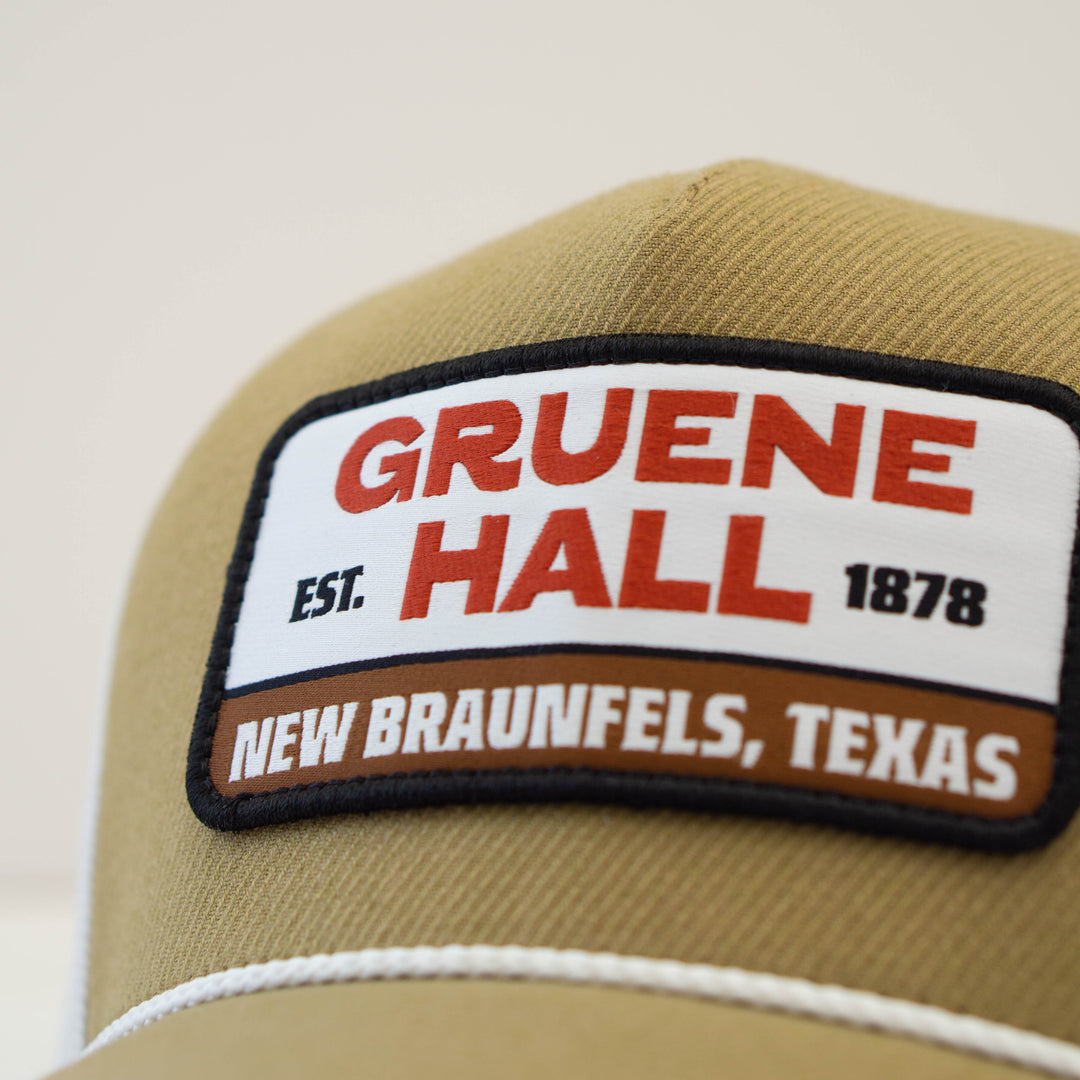 Hooey x Gruene Hall Patch Cap #GH2506T-TNWH