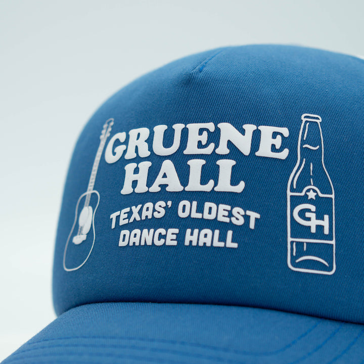 Hooey x Gruene Hall Guitar Longneck Cap #GH2609T-BLWH