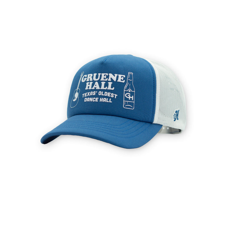 Hooey x Gruene Hall Guitar Longneck Cap #GH2609T-BLWH