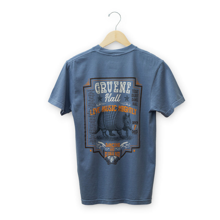 Gruene Hall Armadillo Poster T-Shirt