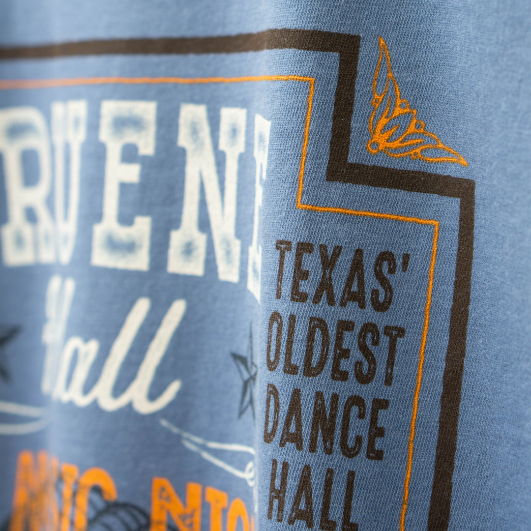 Gruene Hall Armadillo Poster Long Sleeve T-Shirt