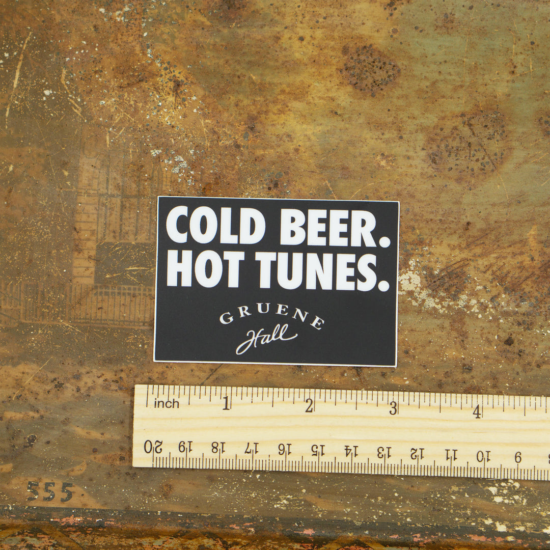 Gruene Hall Hot Tunes Sticker