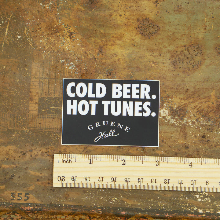 Gruene Hall Hot Tunes Sticker