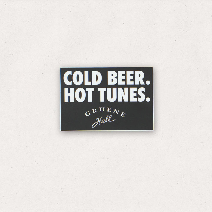 Gruene Hall Hot Tunes Sticker