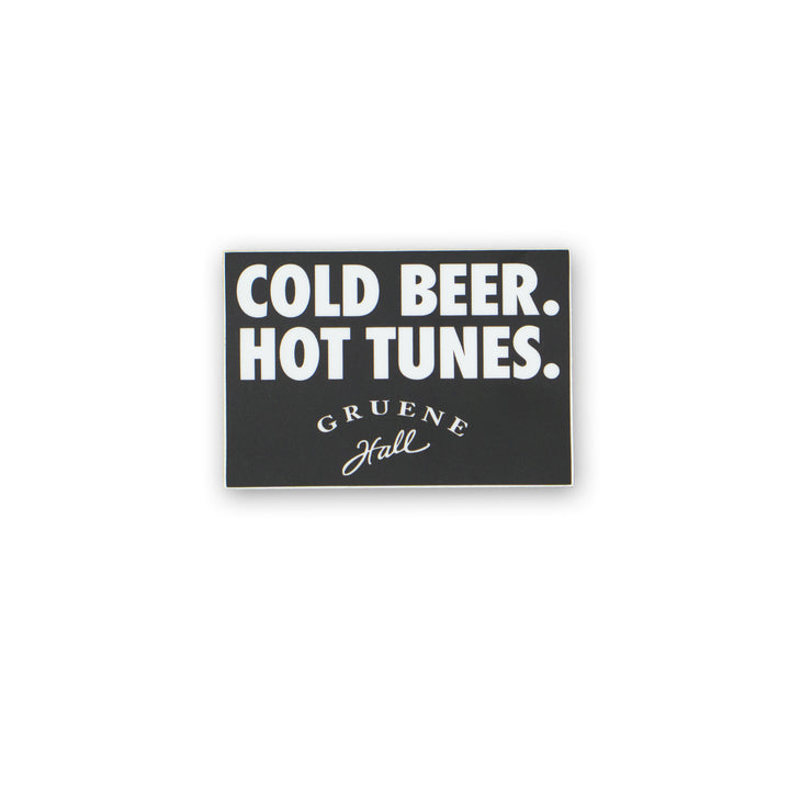 Gruene Hall Hot Tunes Sticker