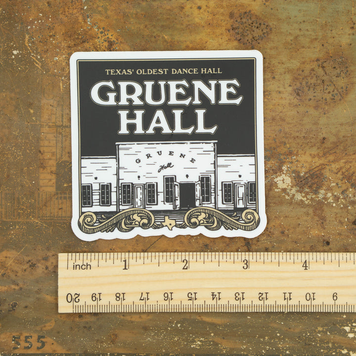 Gruene Hall Front Facade Scroll