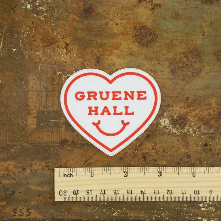 Gruene Hall Heart Smile Sticker