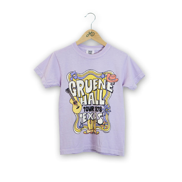 Youth Gruene Hall Hippie Collage T-Shirt