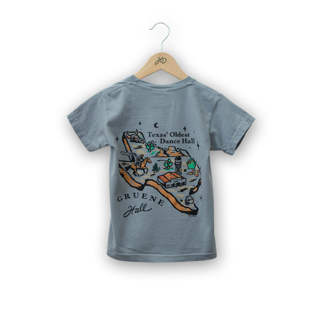 Youth Gruene Hall Landscape Collage T-Shirt