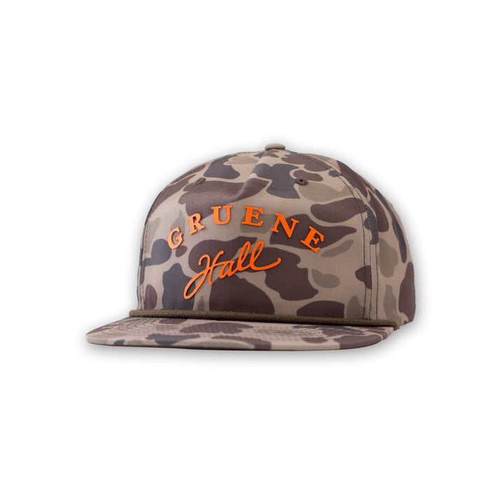 Gruene Hall Silicone Logo Bark Duck Camo Cap #256P