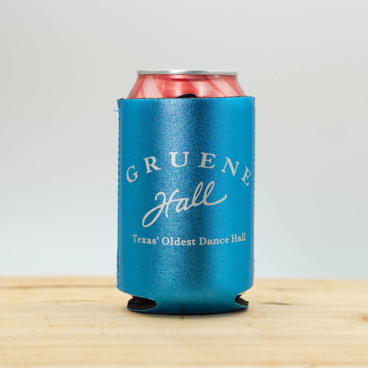 Gruene Hall Logo Metallic Koozie