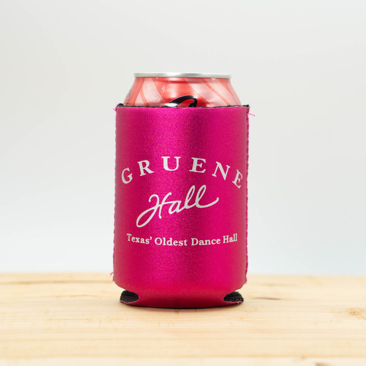 Gruene Hall Logo Metallic Koozie