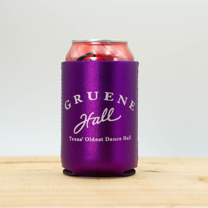 Gruene Hall Logo Metallic Koozie