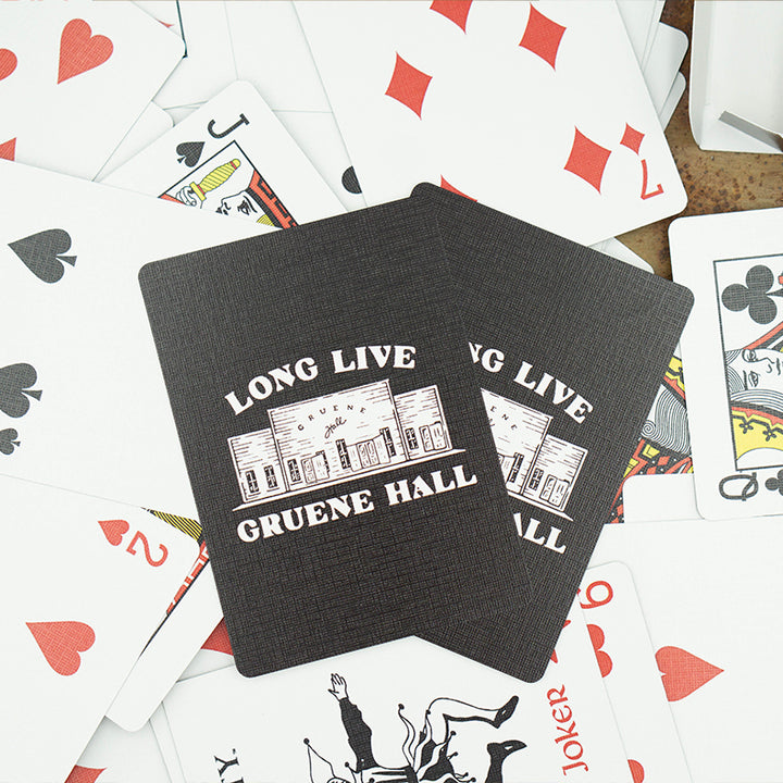Long Live Gruene Hall Playing Cards