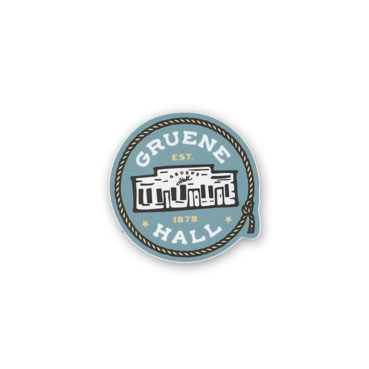 Gruene Hall Round Up Rope Sticker