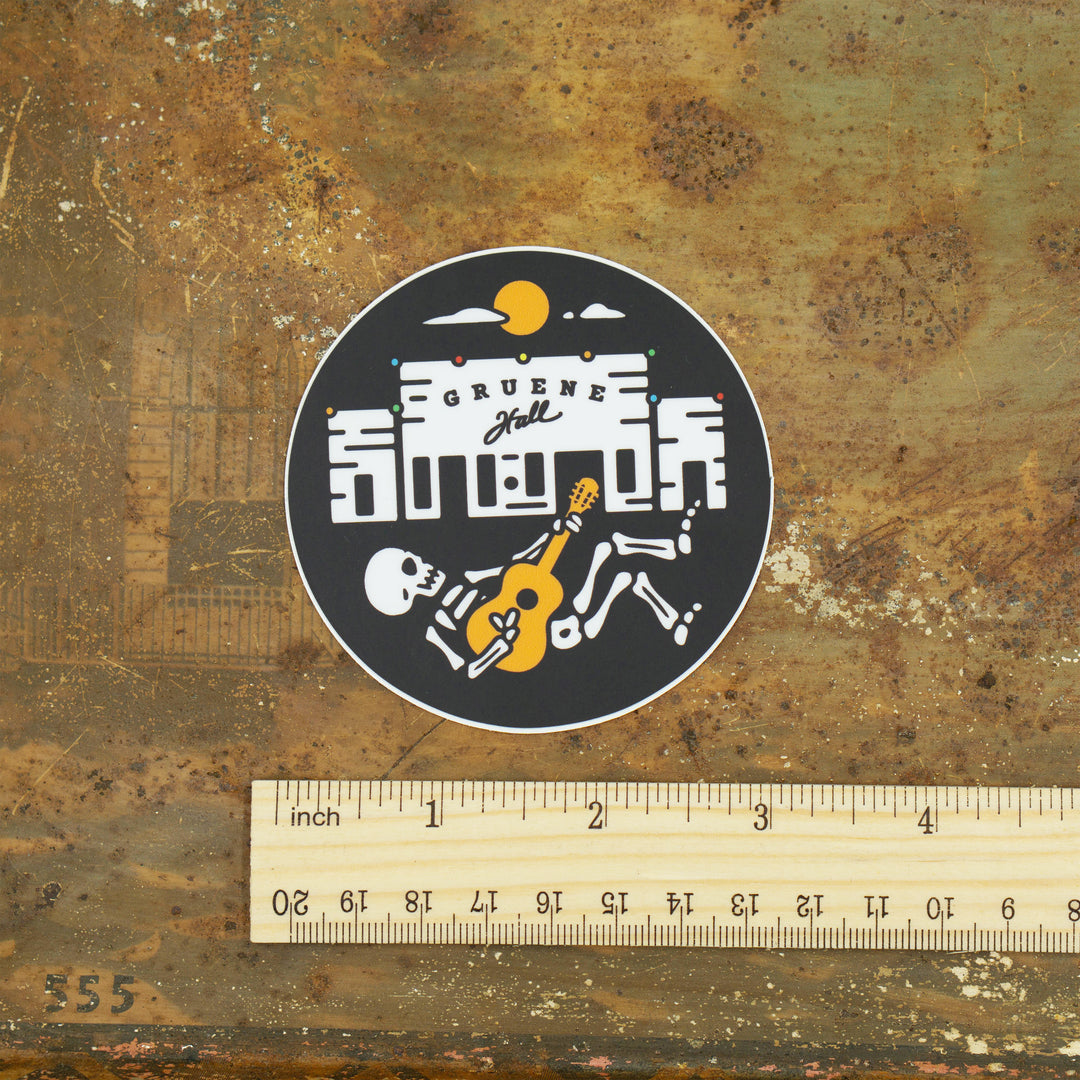 Gruene Hall Skeleton Sticker