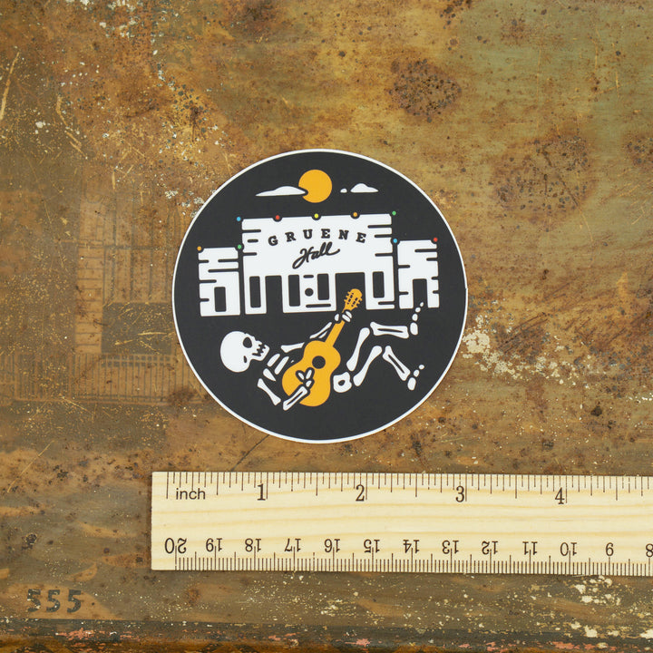 Gruene Hall Skeleton Sticker