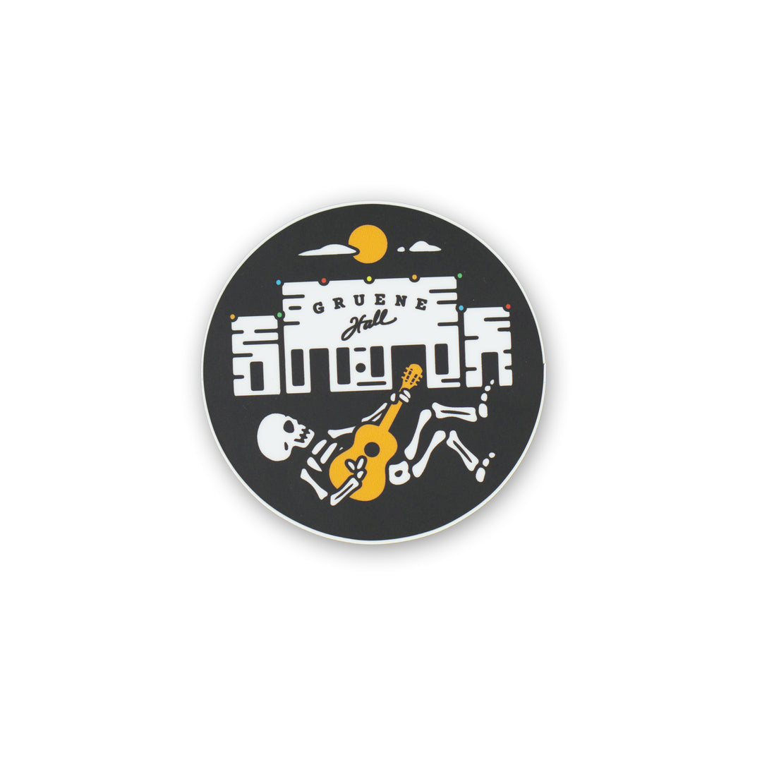 Gruene Hall Skeleton Sticker