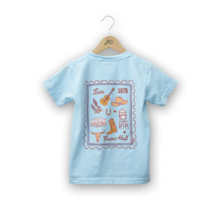Youth Gruene Hall Stamp Collage T-Shirt