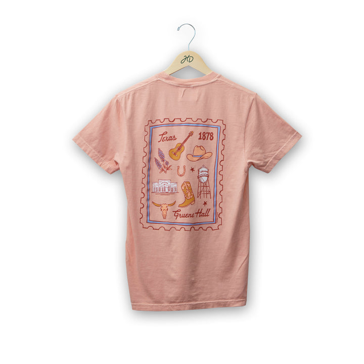 Gruene Hall Stamp Collage T-Shirt