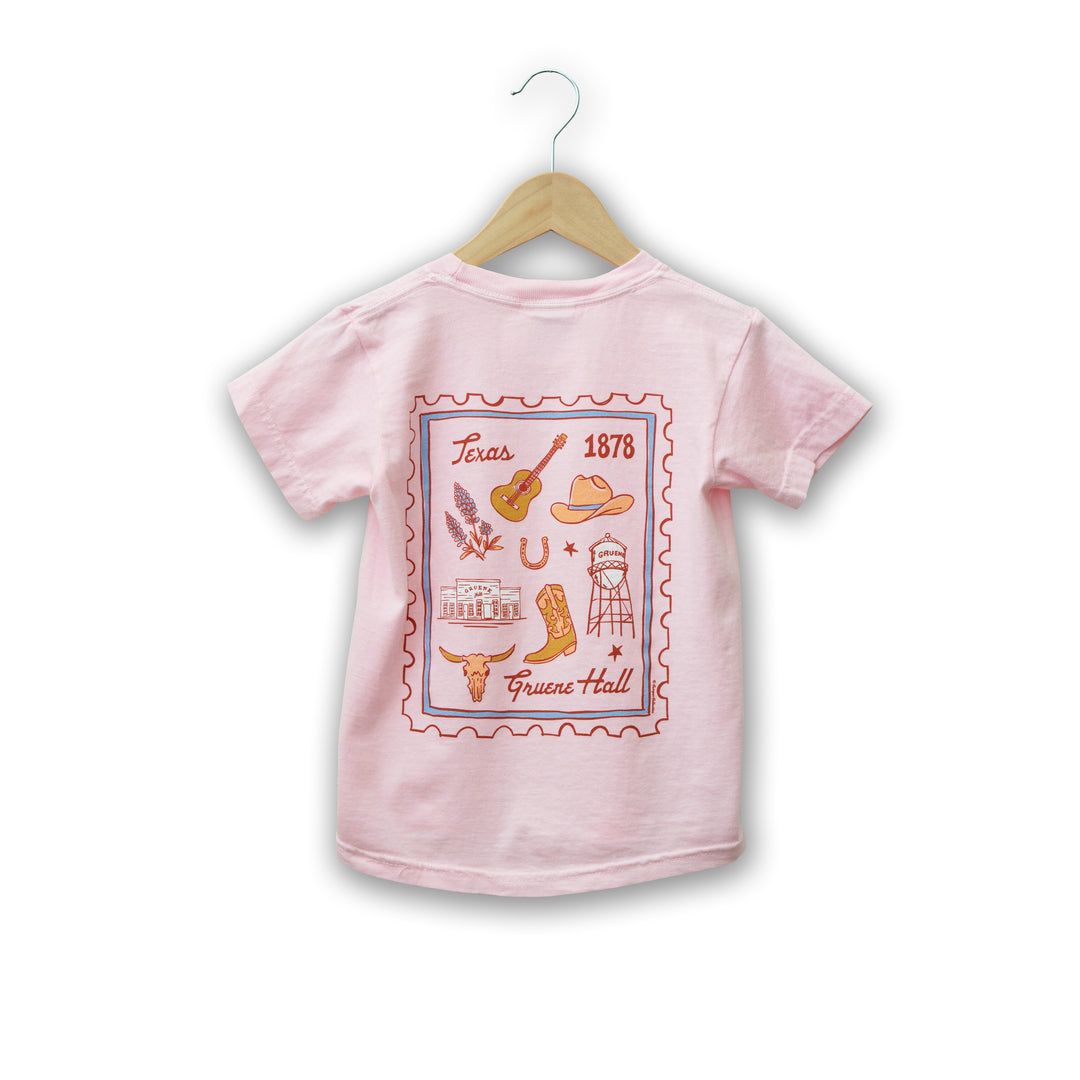Youth Gruene Hall Stamp Collage T-Shirt