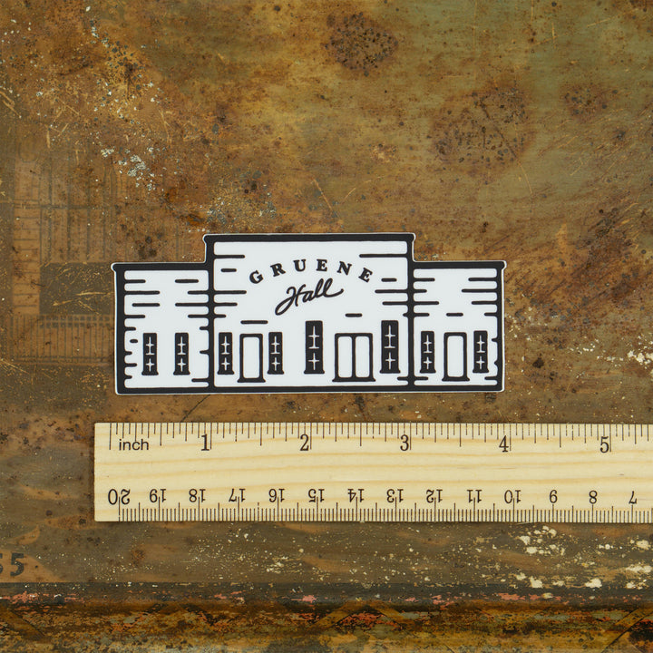 Gruene Hall Standard Sketch Sticker