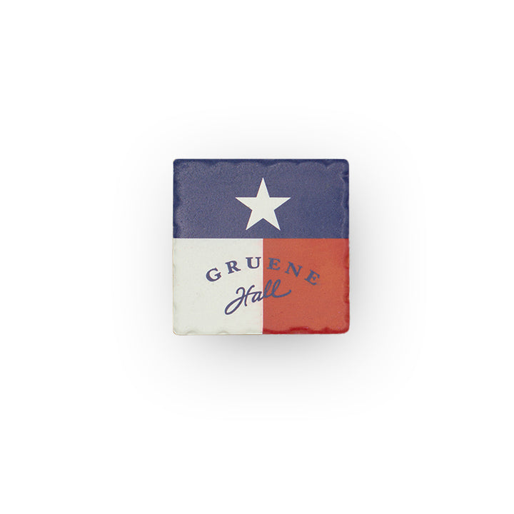 Gruene Hall Texas Flag Ceramic Magnet