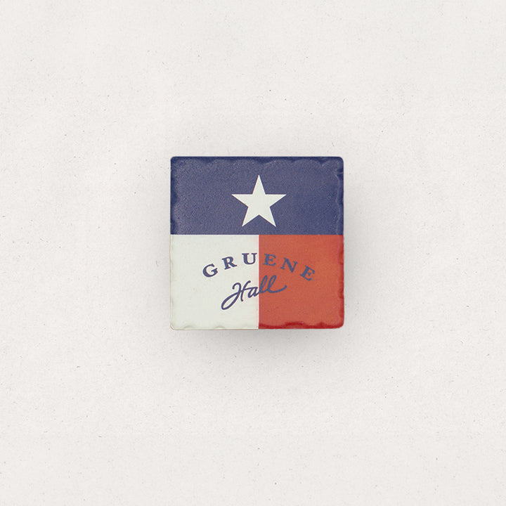 Gruene Hall Texas Flag Ceramic Magnet