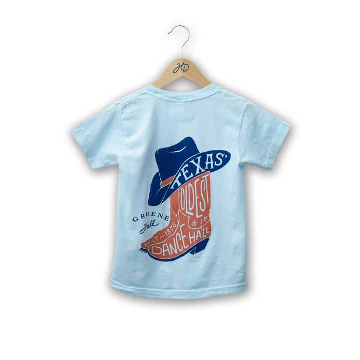 Youth Gruene Hall Texas Boots T-Shirt
