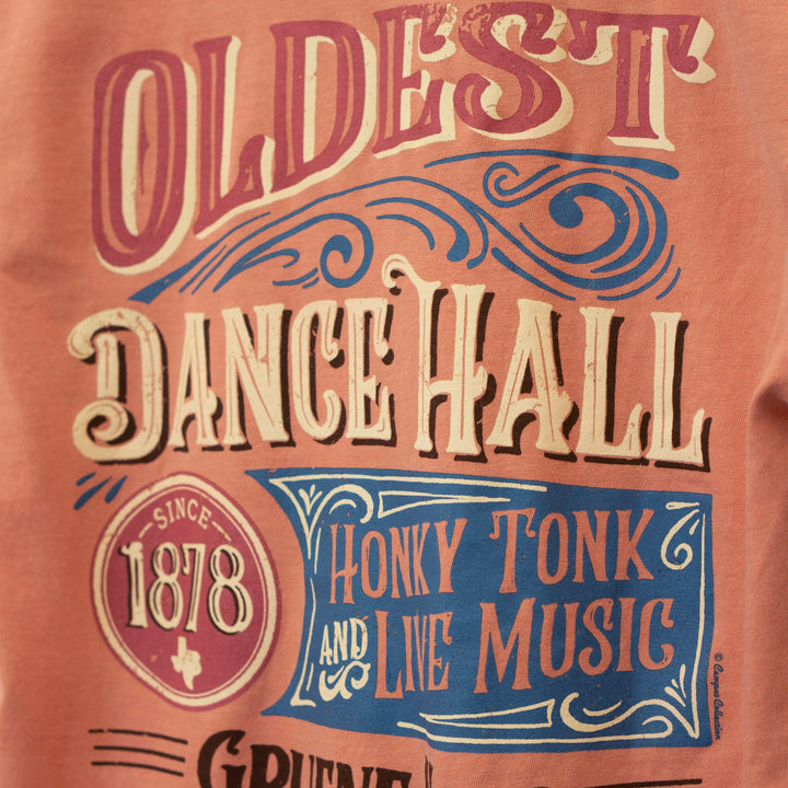 Gruene Hall Vintage Letters T-Shirt