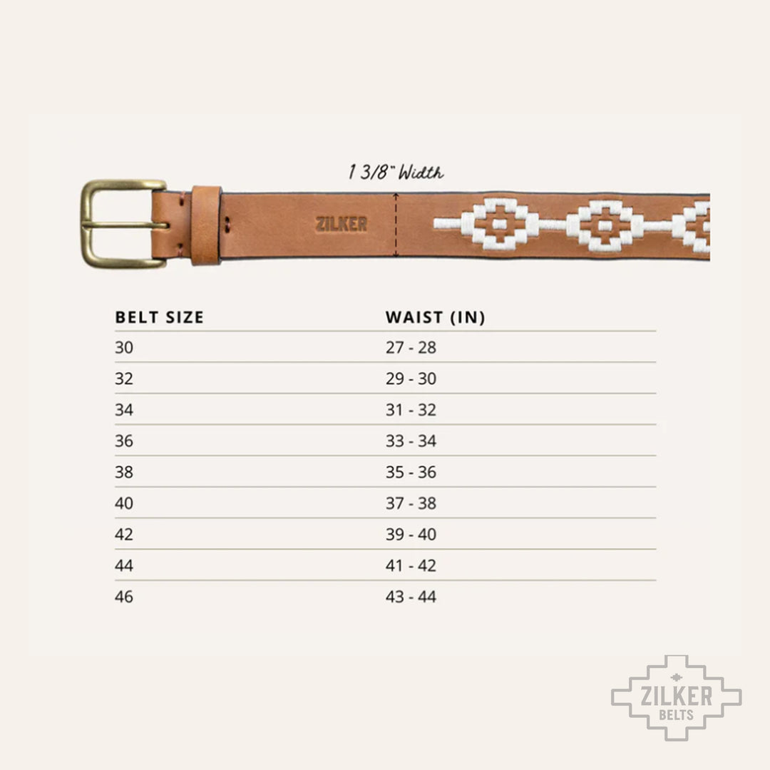 Zilker Belts x Gruene Hall Leather Belt