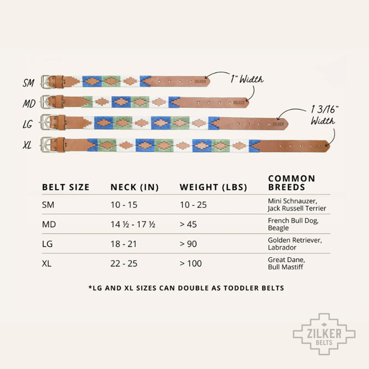 Zilker Belts x Gruene Hall Leather Dog Collar