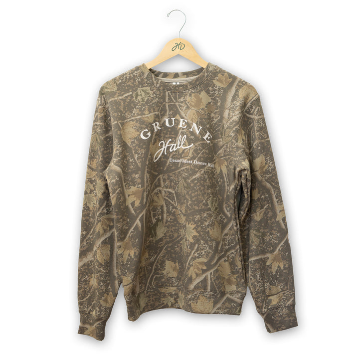 Gruene Hall Logo Camo Sweatshirt
