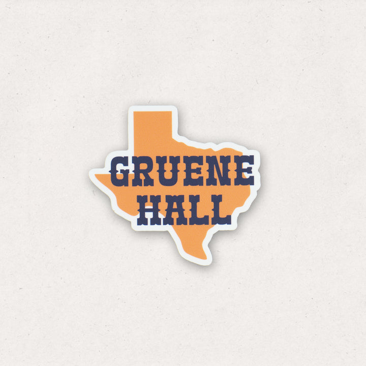 Gruene Hall Texas Saloon Sticker