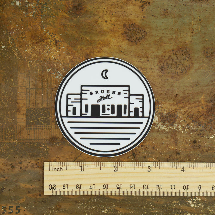 Gruene Hall Moon Sticker