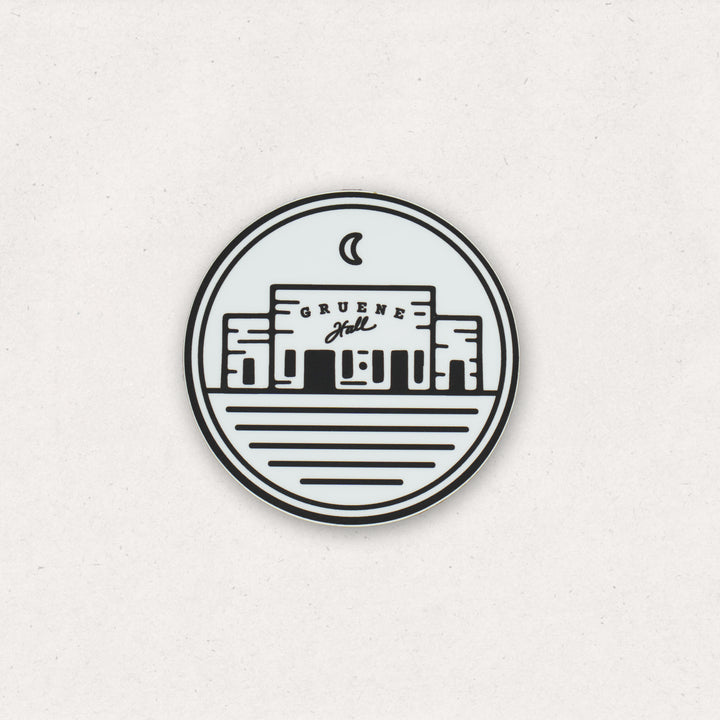 Gruene Hall Moon Sticker