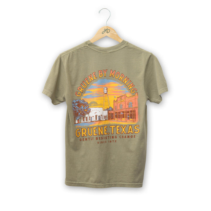 Gruene Texas Morning Street T-Shirt
