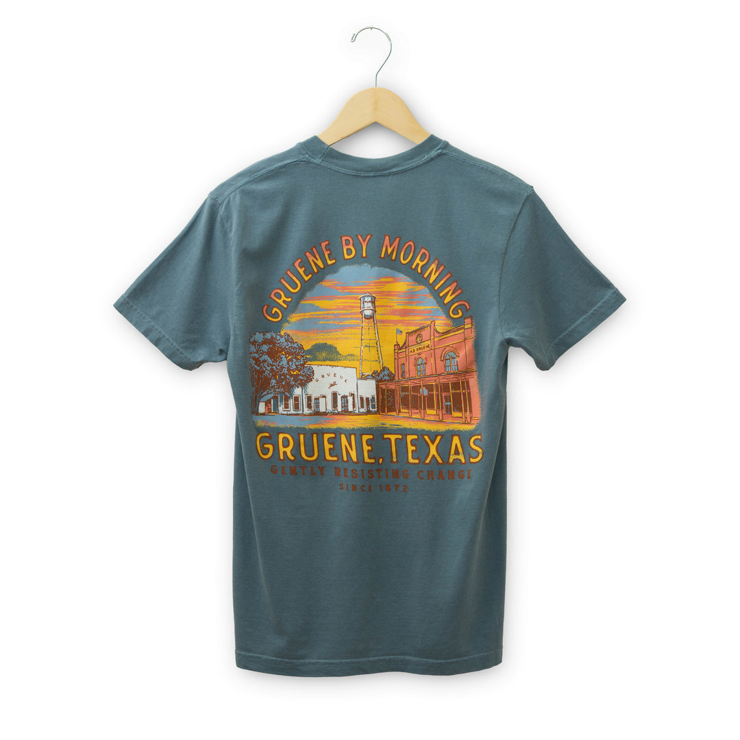Gruene Texas Morning Street T-Shirt