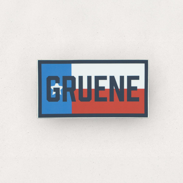 Gruene Texas Flag Sticker