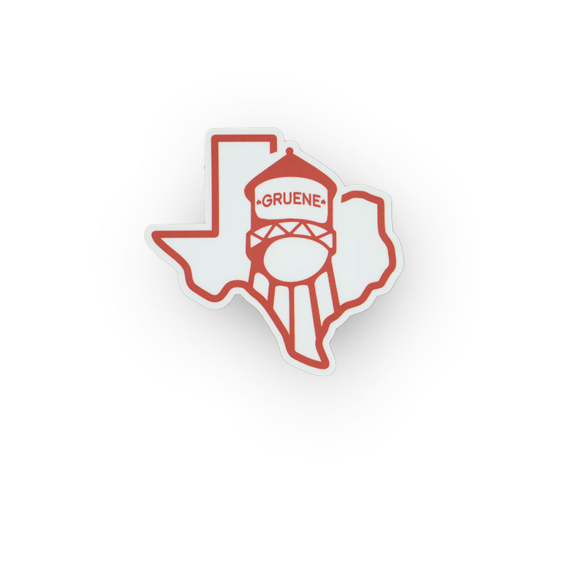 Gruene Watertower State Outline Sticker