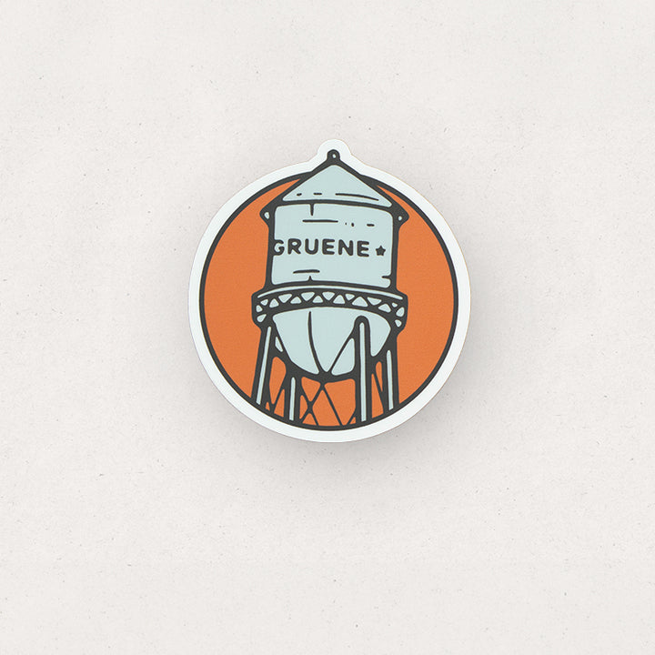 Gruene Watertower Sticker