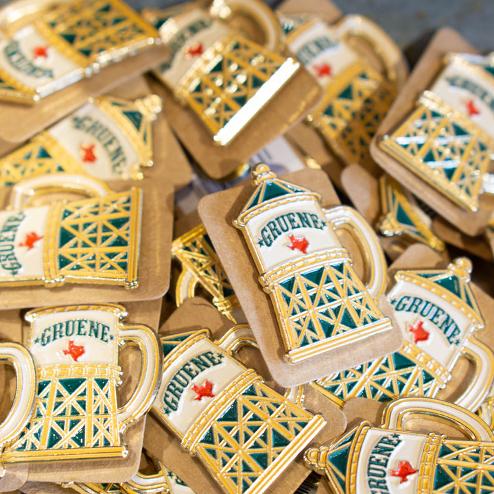 Gruene Water Tower Stein Enamel Pin